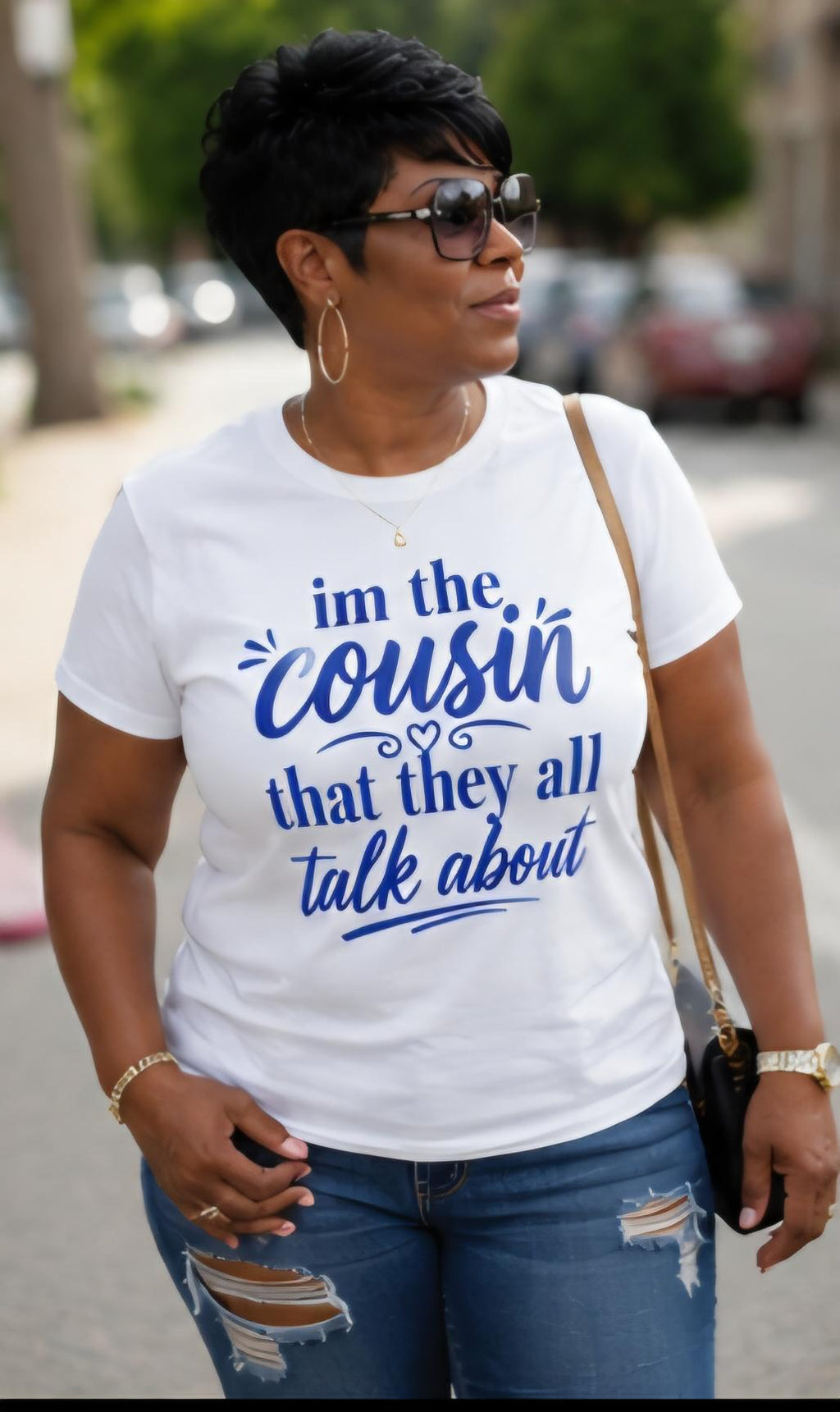 I'm The Cousin They All Talk About – Graphic Tee, Family Reunion Cookout Shirt