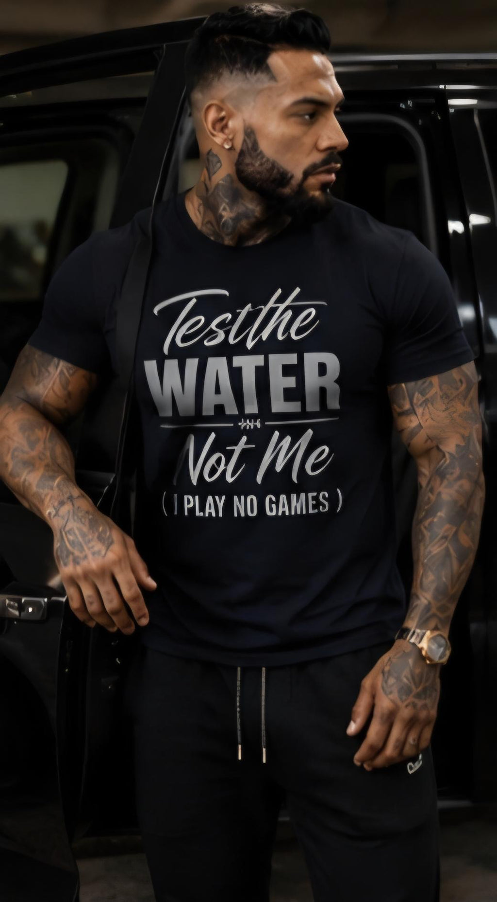 Test the Water Not Me Graphic Tee: I Play No Games Statement Shirt