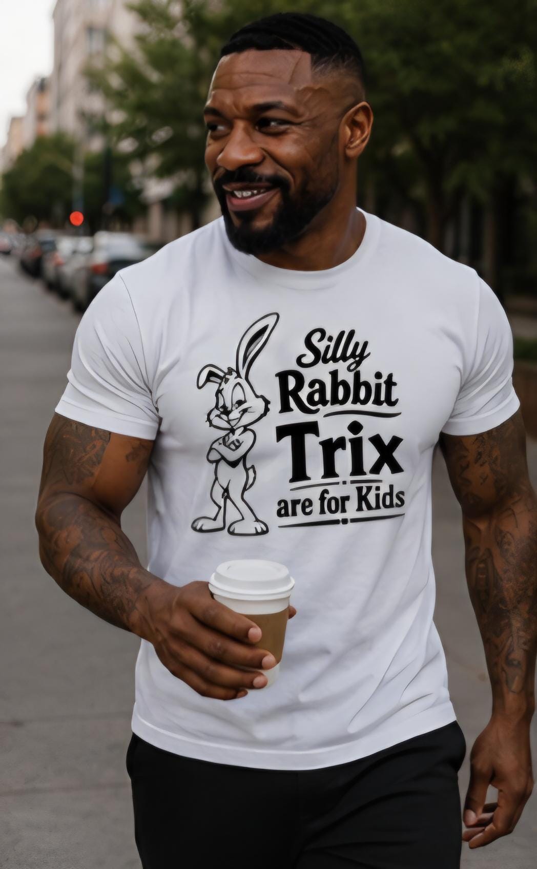 Silly Rabbit Trix Graphic Tee – Funny Statement Humor Shirt