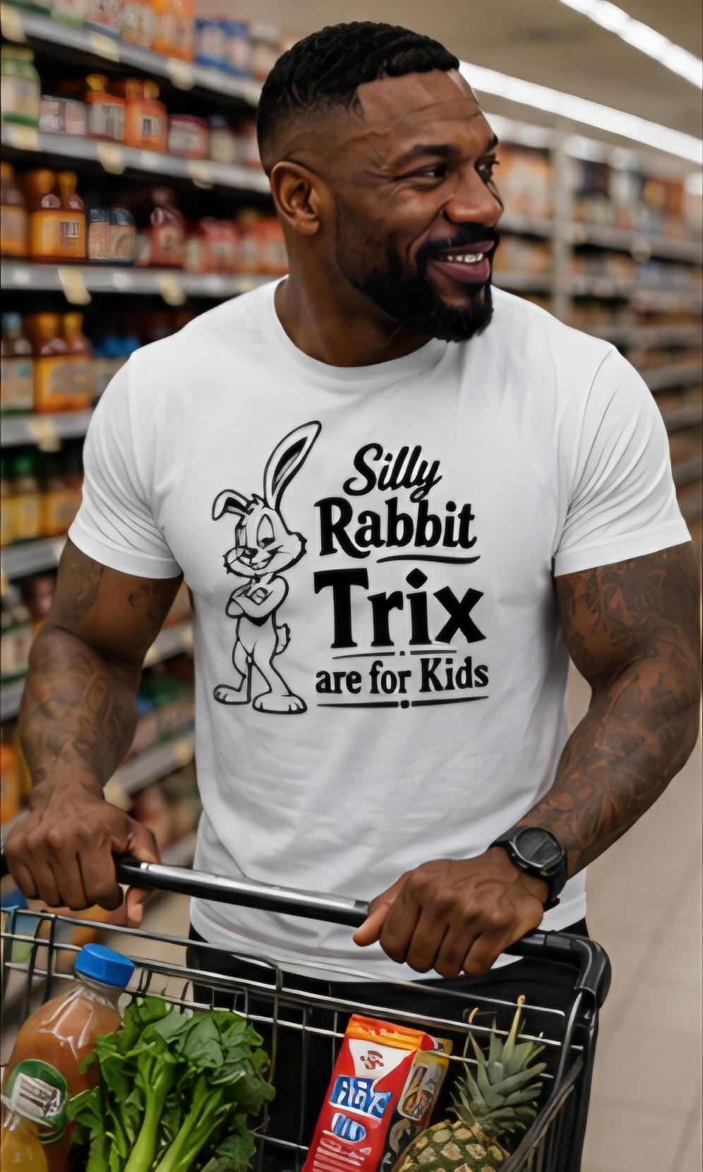 Silly Rabbit Trix Graphic Tee – Funny Statement Humor Shirt