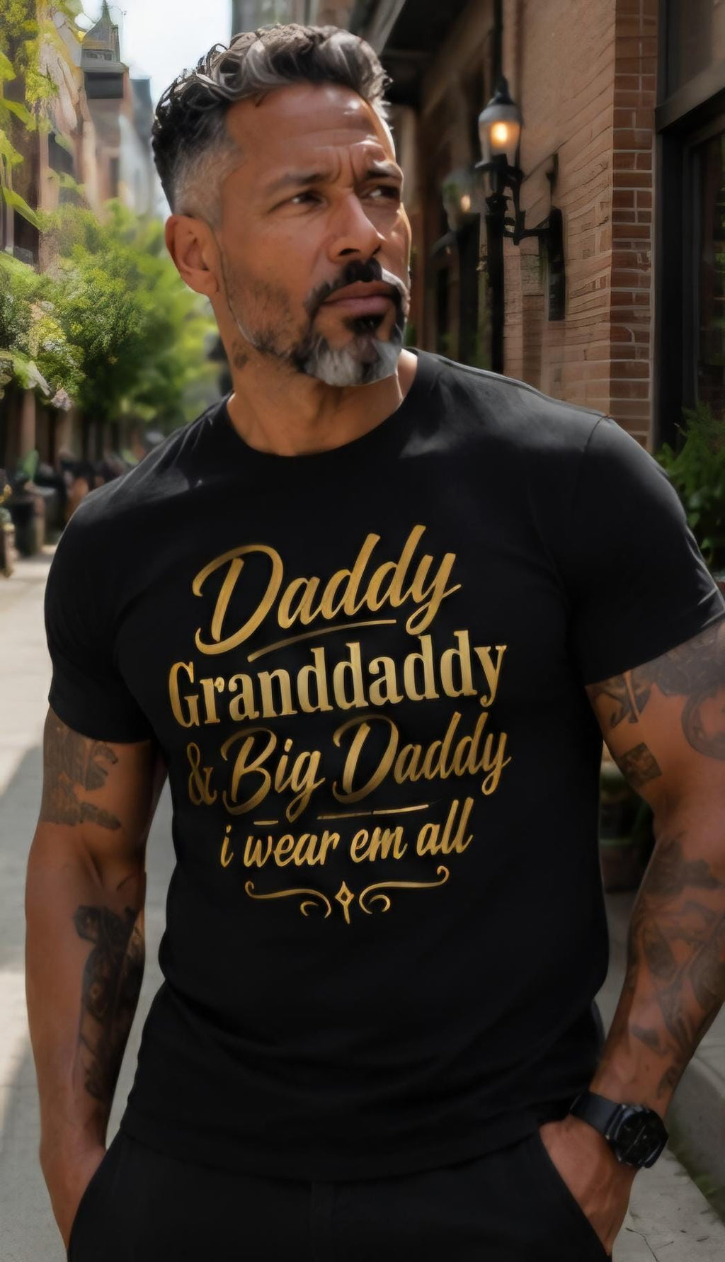 Daddy Granddaddy Big Daddy T-Shirt – Grandpa Father's Day Gift