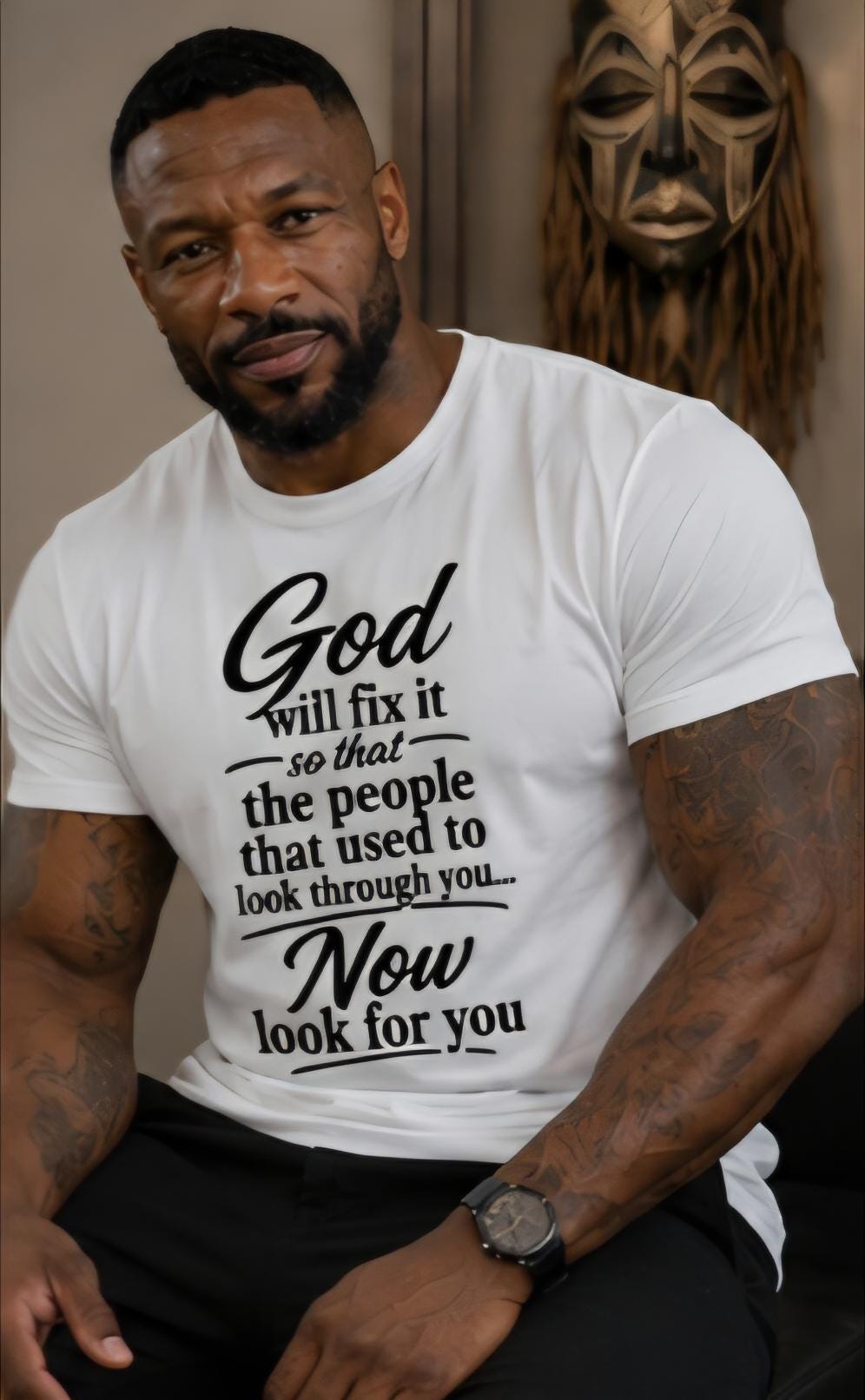 Faith Inspired Christian T Shirt: God Will Fix It Unisex Tee