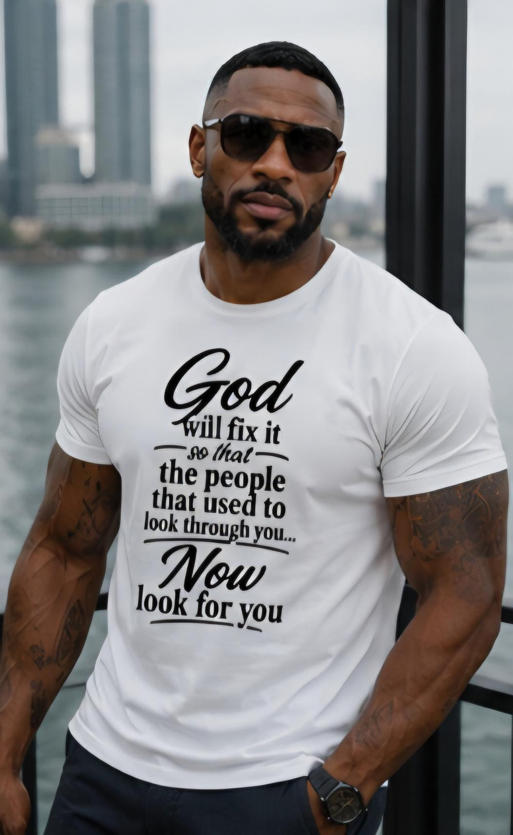 Faith Inspired Christian T Shirt: God Will Fix It Unisex Tee