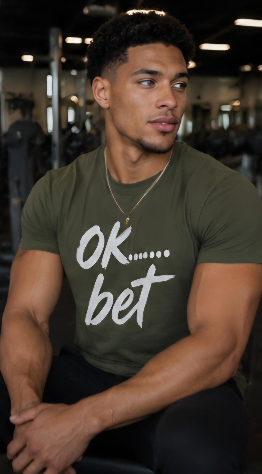 OK Bet Funny Graphic T Shirt Motivational Streetwear Tee Confidence Shirt Bold Statement Shirt Unisex Gift for Him